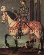 Francois Clouet Franz i from France to horse Spain oil painting artist